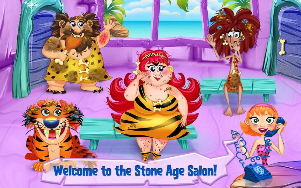 Download and Play Cave Girl - Stone Age Salon on PC