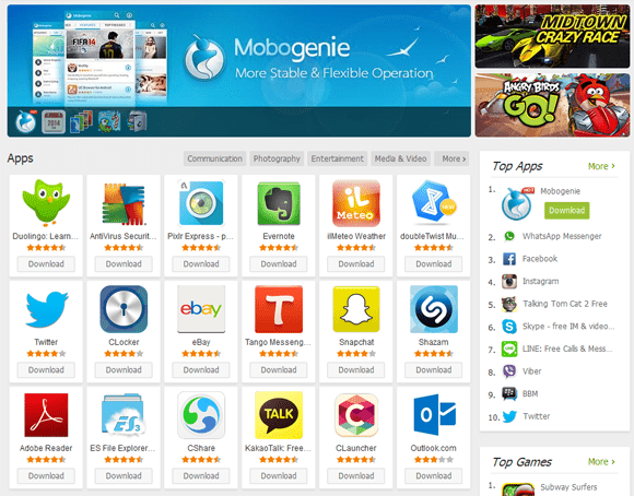 Download Mobogenie Android APK