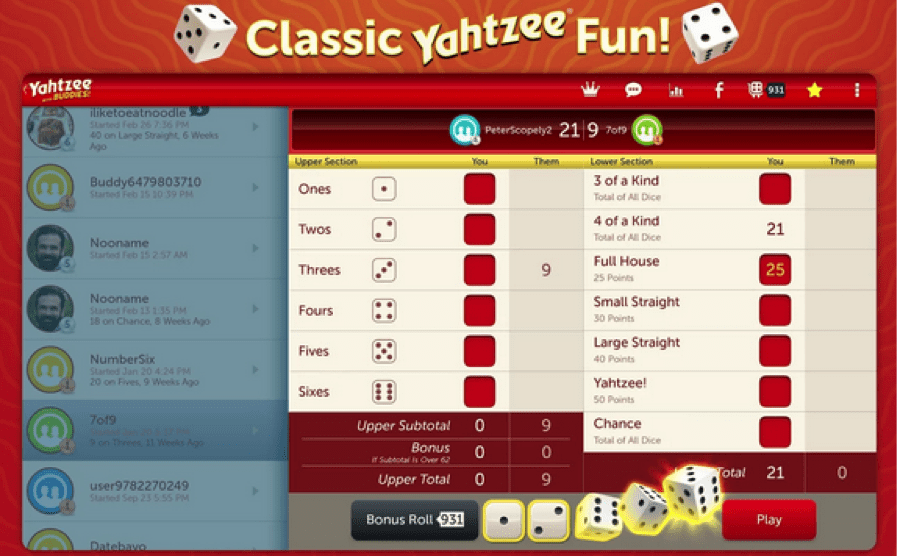 Download YAHTZEE With Buddies for PC/ YAHTZEE With Buddies on PC